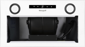 Вытяжка встраиваемая Weissgauff BOX 1200 WH белый управление: сенсорное (1 мотор) - купить недорого с доставкой в интернет-магазине