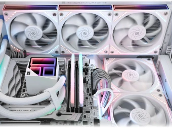 Система водяного охлаждения Thermalright Frozen Infinity 360 ARGB Soc-AM5/AM4/1200/1700/1851 белый 4-pin 28.2dB Al Ret (F-INFINITY-360-WH) - купить недорого с доставкой в интернет-магазине