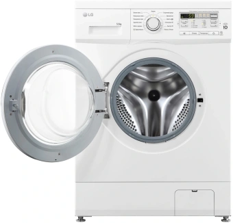 Стиральная машина LG F10B8MD класс: A загр.фронтальная макс.:5.5кг белый инвертор - купить недорого с доставкой в интернет-магазине