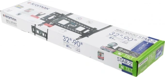 Кронштейн для телевизора Kromax STAR-2 черный 32"-90" макс.81кг настенный наклон - купить недорого с доставкой в интернет-магазине
