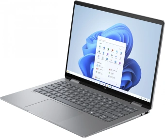 Ноутбук HP Envy x360 14-fa0004ci Ryzen 5 8640HS 16Gb SSD512Gb AMD Radeon Graphics 14" IPS Touch WUXGA (1920x1200) Windows 11 Home silver WiFi BT Cam (A1AA5EA) - купить недорого с доставкой в интернет-магазине