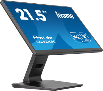 Монитор Iiyama 21.5" ProLite T2252MSC-B2 черный IPS LED 5ms 16:9 HDMI M/M глянцевая 250cd 178гр/178гр 1920x1080 60Hz DP FHD USB Touch 4.5кг - купить недорого с доставкой в интернет-магазине