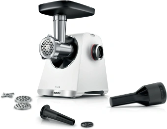 Мясорубка Bosch MFWS609W 2100Вт белый/черный - купить недорого с доставкой в интернет-магазине