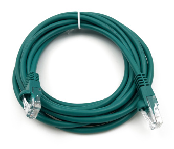 Патч-корд Buro UTP 4 пары cat5E CCA molded 3м зеленый RJ-45 (m)-RJ-45 (m) - купить недорого с доставкой в интернет-магазине
