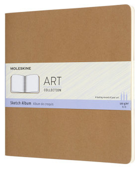 Блокнот для рисования Moleskine ART CAHIER SKETCH ALBUM ARTSKA5P3 190x190мм обложка картон 88стр. бежевый - купить недорого с доставкой в интернет-магазине