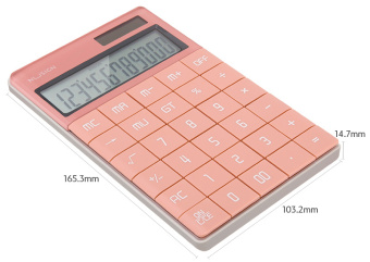 Калькулятор настольный Deli Nusign ENS041pink розовый 12-разр. - купить недорого с доставкой в интернет-магазине