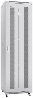 Шкаф коммутационный Cabeus (ND-05C-42U60/80) напольный 42U 600x800мм пер.дв.перфор. задн.дв.перфор. 800кг серый 700мм 2055мм IP20 сталь - купить недорого с доставкой в интернет-магазине