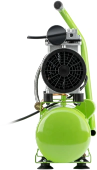 Компрессор поршневой Сибртех МБ 750/10 безмасляный 150л/мин 10л 750Вт зеленый - купить недорого с доставкой в интернет-магазине