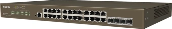 Коммутатор Tenda TEG3328F (L2) 24x1Гбит/с 4SFP управляемый - купить недорого с доставкой в интернет-магазине