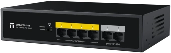 Коммутатор Netis ST106PDI-2-43 6x100Мбит/с 4PoE 43W неуправляемый - купить недорого с доставкой в интернет-магазине