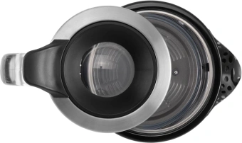 Чайник электрический Polaris PWK 1715CGLD 1.7л. 2200Вт черный корпус: стекло/пластик - купить недорого с доставкой в интернет-магазине