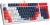 Клавиатура A4Tech S98 Sports механическая синий/белый USB for gamer LED (S98 SPORTS NAVY BLMS RED PLUS) кабель 1.8м - купить недорого с доставкой в интернет-магазине