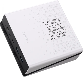 ПК Мини Chuwi UBox Ryzen 5 6600H (3.3) 16Gb SSD512Gb 660M Windows 11 Pro 2x2.5GbitEth WiFi BT 90W белый/черный - купить недорого с доставкой в интернет-магазине