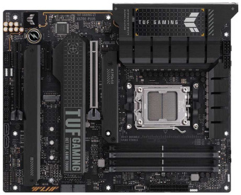 Материнская плата Asus TUF GAMING X670E-PLUS SocketAM5 AMD X670 4xDDR5 ATX AC`97 8ch(7.1) 2.5Gg RAID+HDMI+DP - купить недорого с доставкой в интернет-магазине