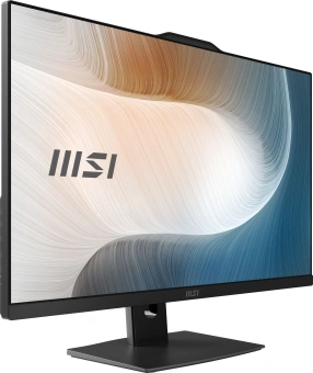 Моноблок MSI Modern AM272P 1MA-1492XRU 27" Full HD Core 3 100U 8Gb SSD500Gb Graphics без ОС GbitEth WiFi BT клавиатура мышь Cam черный 1920x1080 - купить недорого с доставкой в интернет-магазине