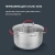 Кастрюля Rondell Sorge RDS-1221 5.1л. d=24см (с крышкой) стальной - купить недорого с доставкой в интернет-магазине