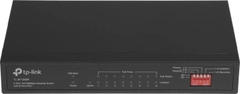 Коммутатор TP-Link TL-SF1009P 9x100Мбит/с 8PoE+ 65W неуправляемый - цена, купить или заказать с доставкой в интернет-магазине Коммутатор TP-Link TL-SF1009P 9x100Мбит/с 8PoE+ 65W неуправляемый - купить недорого с доставкой в интернет-магазине