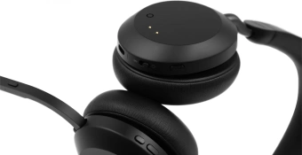 Наушники с микрофоном Jabra Evolve2 75, Link380a MS Stereo Black черный накладные BT/Radio оголовье (27599-999-999) - купить недорого с доставкой в интернет-магазине