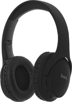 Гарнитура накладные Hoco Mighty W40 черный беспроводные bluetooth оголовье - купить недорого с доставкой в интернет-магазине