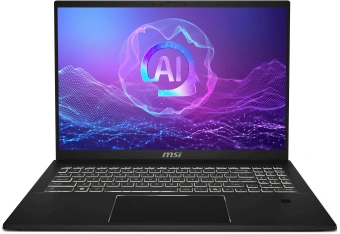 Ноутбук MSI Summit 16 AI Evo A2HMTG-057RU Core Ultra 7 255H 16Gb SSD1Tb Intel Arc 16" IPS Touch QHD+ (2560x1600) Windows 11 black WiFi BT Cam (9S7-159531-057) - купить недорого с доставкой в интернет-магазине