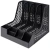 Лоток вертикальный Deli E9849 BLACK E9849 4отд. сборный для бумаг 325x320x275мм черный пластик пластиковый пакет - купить недорого с доставкой в интернет-магазине