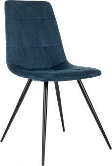 Стул для дома Бюрократ CH-K1_4 комплект 4шт синий Holland 58 металл черный на ножках (CH-K1_1/HL58_4) - купить недорого с доставкой в интернет-магазине