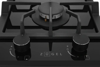 Газовая варочная поверхность Zugel ZGH291B черный - купить недорого с доставкой в интернет-магазине