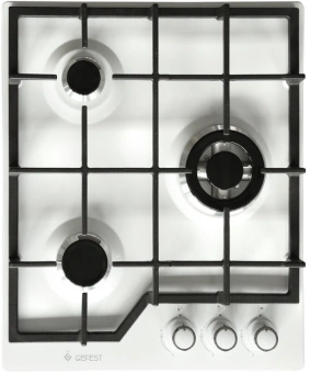 Газовая варочная поверхность Gefest ПВГ 1100 белый - купить недорого с доставкой в интернет-магазине