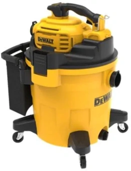 Строительный пылесос DeWalt DXV245P 1400Вт (уборка: сухая/влажная) желтый - купить недорого с доставкой в интернет-магазине