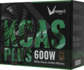 Блок питания Formula ATX 600W AC KCAS PLUS 80+ bronze 24pin APFC 120mm fan 7xSATA RTL - купить недорого с доставкой в интернет-магазине