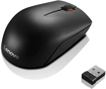Мышь Lenovo 300 Wireless Compact черный оптическая 1000dpi беспров. USB 2but (GX30K79401) - купить недорого с доставкой в интернет-магазине