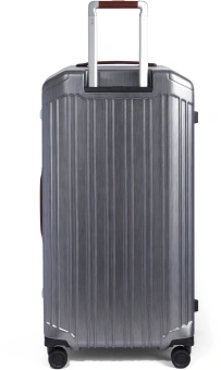 Чемодан Piquadro PQ-LM BV5213PQLM/NCU 42x37x80см 102л. 5.6кг. поликарбонат/натур.кожа серебристый - купить недорого с доставкой в интернет-магазине