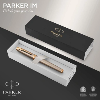 Ручка перьев. Parker IM Core F321 (1931649) Brushed Metal GT F сталь нержавеющая подар.кор. - купить недорого с доставкой в интернет-магазине