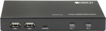 Переключатель Origo OKVM210H (OKVM210H/A1A) 2-port KVM HDMI/USB - купить недорого с доставкой в интернет-магазине