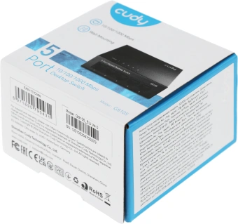 Коммутатор Cudy GS105 (L2) 5x1Гбит/с неуправляемый - купить недорого с доставкой в интернет-магазине