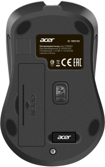 Мышь Acer OMR083 черный оптическая 1600dpi беспров. USB 4but (ZL.MCEEE.023) - купить недорого с доставкой в интернет-магазине
