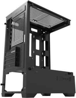 Корпус Bloody CC-125 черный без БП mATX 5x120mm 2xUSB2.0 1xUSB3.0 audio bott PSU - купить недорого с доставкой в интернет-магазине