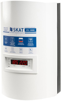Стабилизатор напряжения Бастион Skat STL-10000 исп.Н 10000ВА белый - купить недорого с доставкой в интернет-магазине
