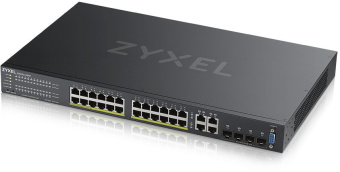 Коммутатор Zyxel GS2220-28HP-EU0101F (L2) 24x1Гбит/с 4xКомбо(1000BASE-T/SFP) 24PoE+ 375W управляемый - купить недорого с доставкой в интернет-магазине