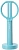 Ножницы Deli ENS051 BLUE Nusign офисные 180мм ручки пластиковые титановое покрытие сталь голубой