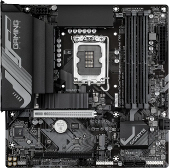 Материнская плата Gigabyte B760M GAMING X DDR4 GEN5 Soc-1700 Intel B760 4xDDR4 mATX AC`97 8ch(7.1) 2.5Gg RAID+HDMI+DP - купить недорого с доставкой в интернет-магазине