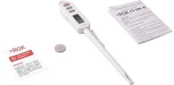 Термометр RGK CT-106 контактный белый (722996) - купить недорого с доставкой в интернет-магазине
