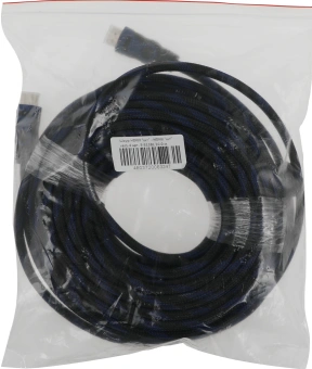 Кабель соединительный аудио-видео Premier 5-813BL HDMI (m)/HDMI (m) 20м. феррит.кольца черный/синий (5-813BL 20.0) - купить недорого с доставкой в интернет-магазине