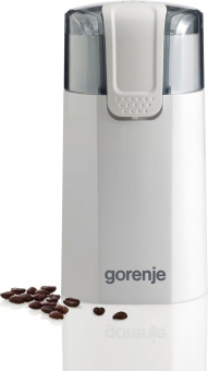 Кофемолка Gorenje SMK150WI 150Вт сист.помол.:одинарный нож вместим.:60гр серый/белый - купить недорого с доставкой в интернет-магазине