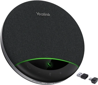Спикерфон Yealink черный (SP96 WITH DONGLE UC USB-C/A) - купить недорого с доставкой в интернет-магазине