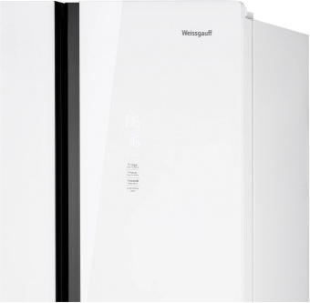 Холодильник Weissgauff WCD 450 WG NoFrost Inverter 2-хкамерн. белый инвертер - купить недорого с доставкой в интернет-магазине
