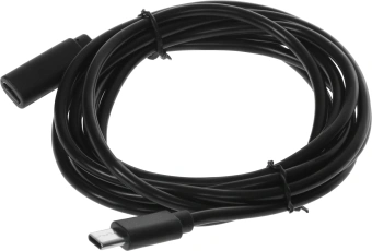 Кабель-удлинитель Buro USB Type-C (m) USB Type-C (f) 2м (BU-EXT-TYPEC-2M) черный - купить недорого с доставкой в интернет-магазине