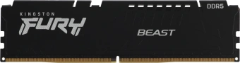 Память DDR5 16GB 6400MHz Kingston KF564C32BBE-16 Fury Beast Black Expo RTL Gaming PC5-51200 CL32 DIMM 288-pin 1.4В single rank с радиатором Ret - купить недорого с доставкой в интернет-магазине