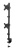 Кронштейн для мониторов ЖК Buro M063 черный 17"-27" макс.8кг крепление к столешнице поворот и наклон - купить недорого с доставкой в интернет-магазине