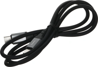 Кабель Hoco Spear X86 TYPE-C TO TYPE-C USB Type-C (m)-USB Type-C (m) 1м черный коробка - купить недорого с доставкой в интернет-магазине